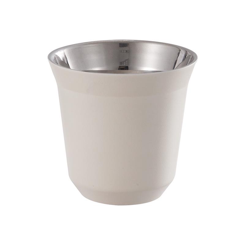 Italian 80ML Double-Wall Stainless Steel Children's Coffee Cup - Heat & Cold Insulated [New]