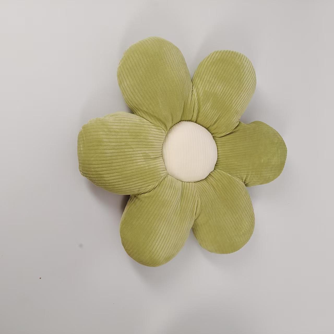 

Small Daisy Plush Toy Doll Flower Seat Cushion Sleeping Throw Pillow Living Room Big Cushion Cute Girl 40cm260g зелений