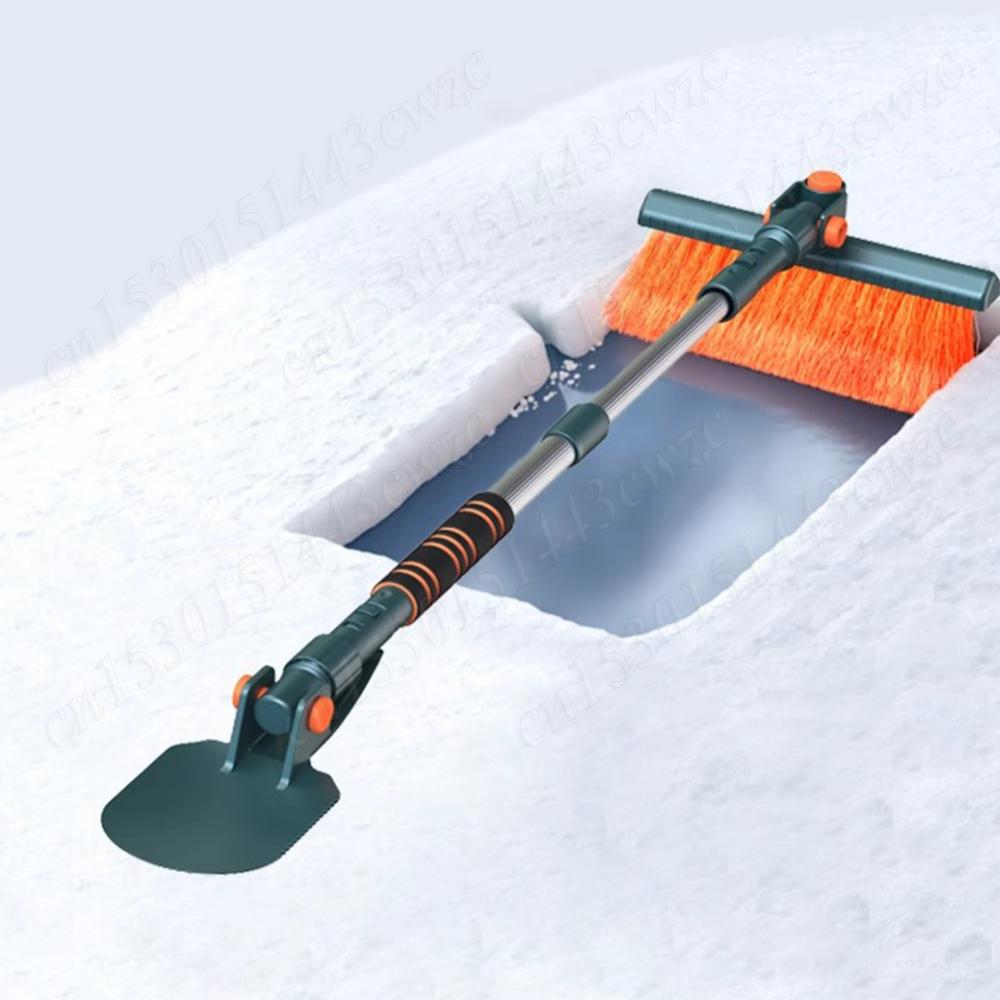 Auto Schneeschaufel Ausziehbarer Eiskratzer Schneebesen Abnehmbar Windschutzscheiben Schneeentferner Besen Winter Auto Reiniger Werkzeug Zubehör