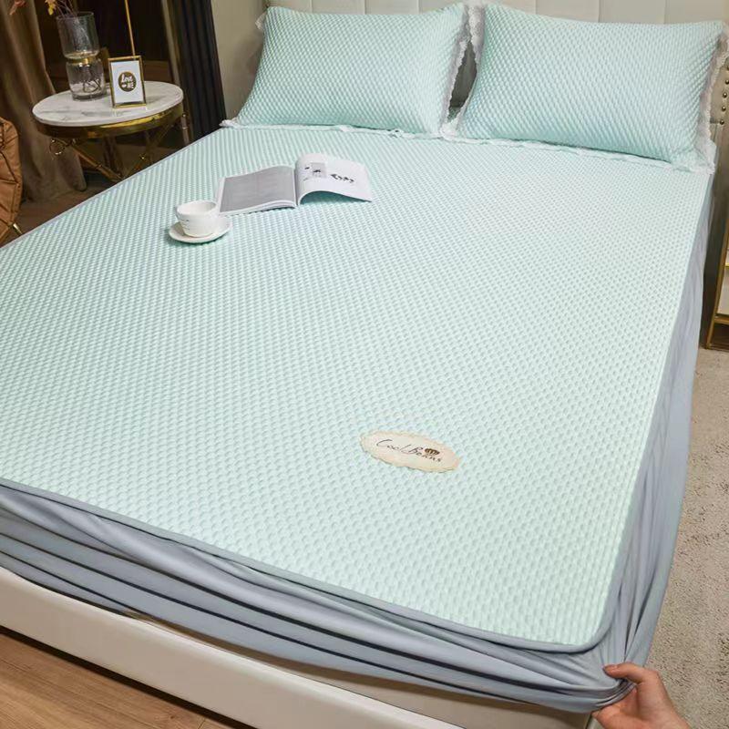 Bettwäsche Eis Seide Laken Verdickt Faltbar Maschinenwaschbar Sommer Weich Sitz Premium Baby Verfügbar