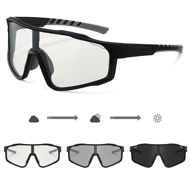 PC Full Frame Photochromic Polarized Sunglasses for Women Men Unisex Fashion Sports Driving Fishing Cycling Glasses Classic Skiing Goggles GZW