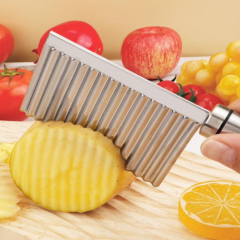 Stainless Steel Tomatoes Luncheon Meat Slicer Potato Egg Fruit Knife Kitchen Accessories Cooking Tools For Salads Sandwiches