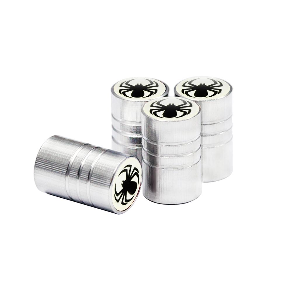 Car Air Valve Stem Caps Car Accessories For Toyota Suzuki Mazda Ford 4PCS Spider Flag Car Wheel Air Cover Dust Proof