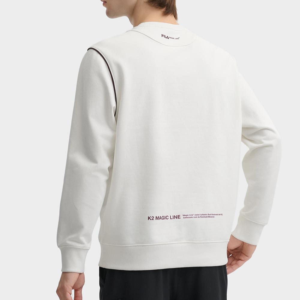 FILA Sweatshirt Men's Cloud White F11M449215FWT