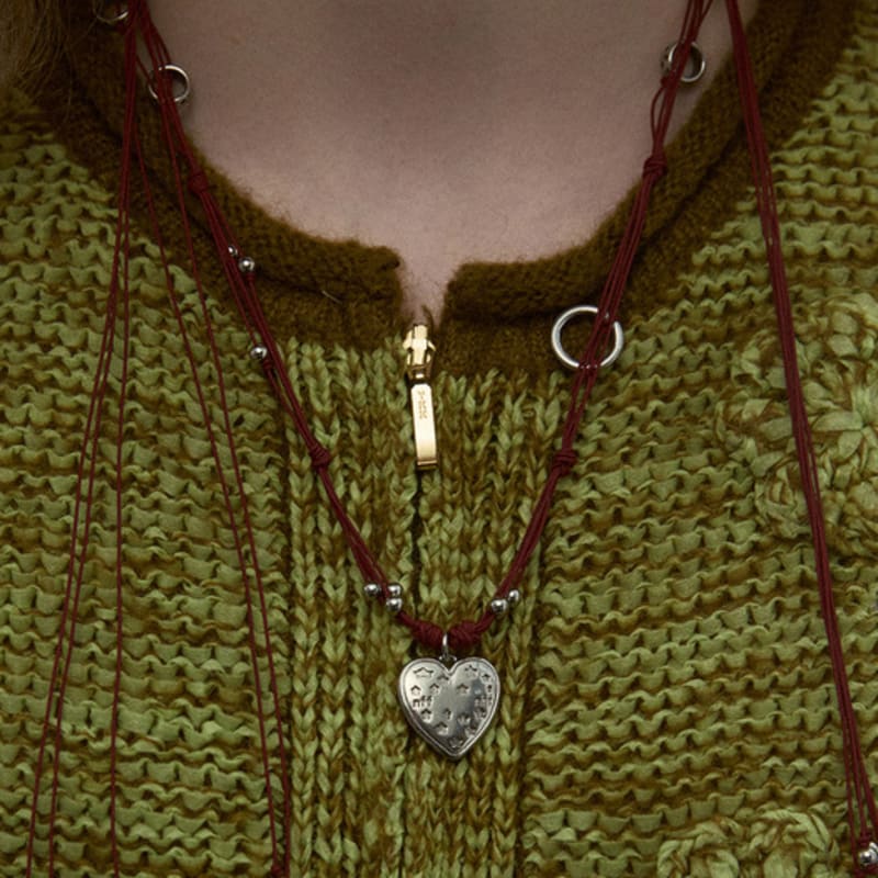 

nff halyard necklace-red ONE