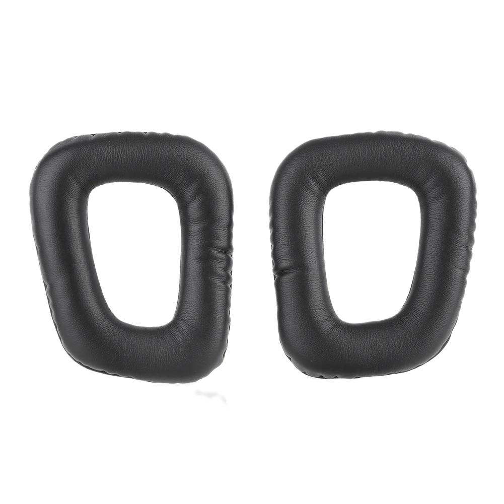 

1 пара сменных амбушюр с эффектом памяти для наушников Logitech G35 G930 G430 F450, для Logitech G331 G231 G431 G432 Protein Skin чёрный