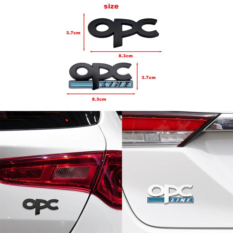 Nuovo logo serie OPC per auto, emblema griglia anteriore e motivo logo baule posteriore Per Opel Insignia Astra Antara Meriva Zafira H G Corsa