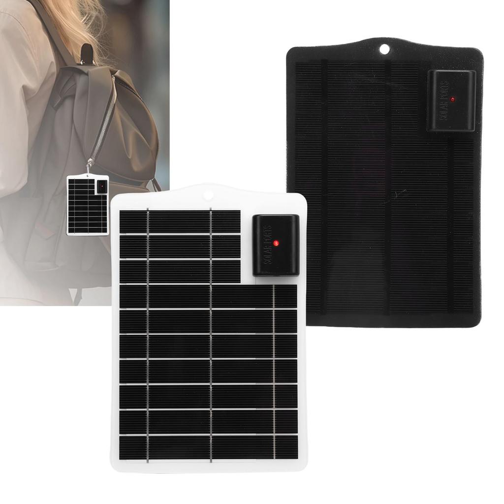 7W Solar Panel Monocrystalline Silicon Portable Small Solar Panel for Outdoor Emergency Solar Charging Panel