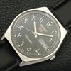 SEIKO 5 AUTOMATIC VINTAGE 6309A JAPAN MENS ARABIC BLACK DIAL WATCH a702656-1
