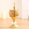 Exquisite Arabian Bakhoor Incense Burner Exquisite Incense Burner Hotel Lid Meditation Room Metal Package Content