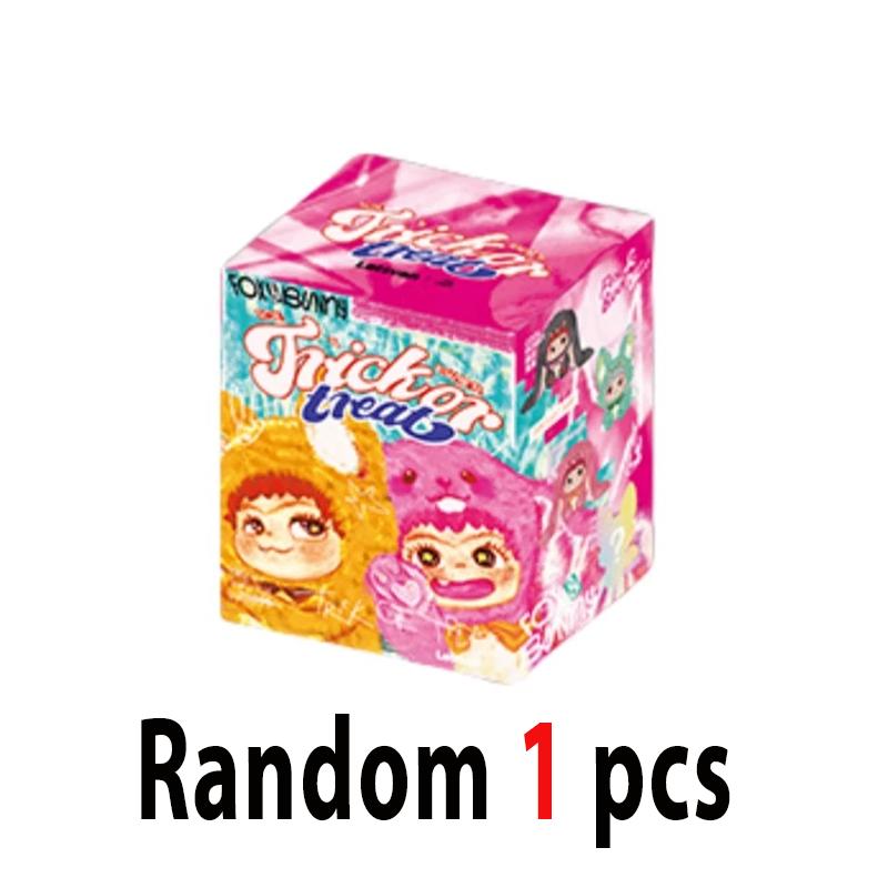 НОВЫЙ Wakuku V2 Слепой бокс Лис и Кролик Серия Trick Or Treat Виниловая кукла Мешок-сюрприз Брелок Модная игрушка Мистери бокс Индивидуальный подарок