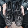 Men Casual Shoes Fashion Male Shoes Soft Men Tassel Loafers Leisure Moccasins Slip On Men's Driving Shoes Black Man Lazy Shoes