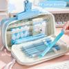 Large Opening Design Pencil Case Large Capacity Stationery Organizer Pen Box  School Office