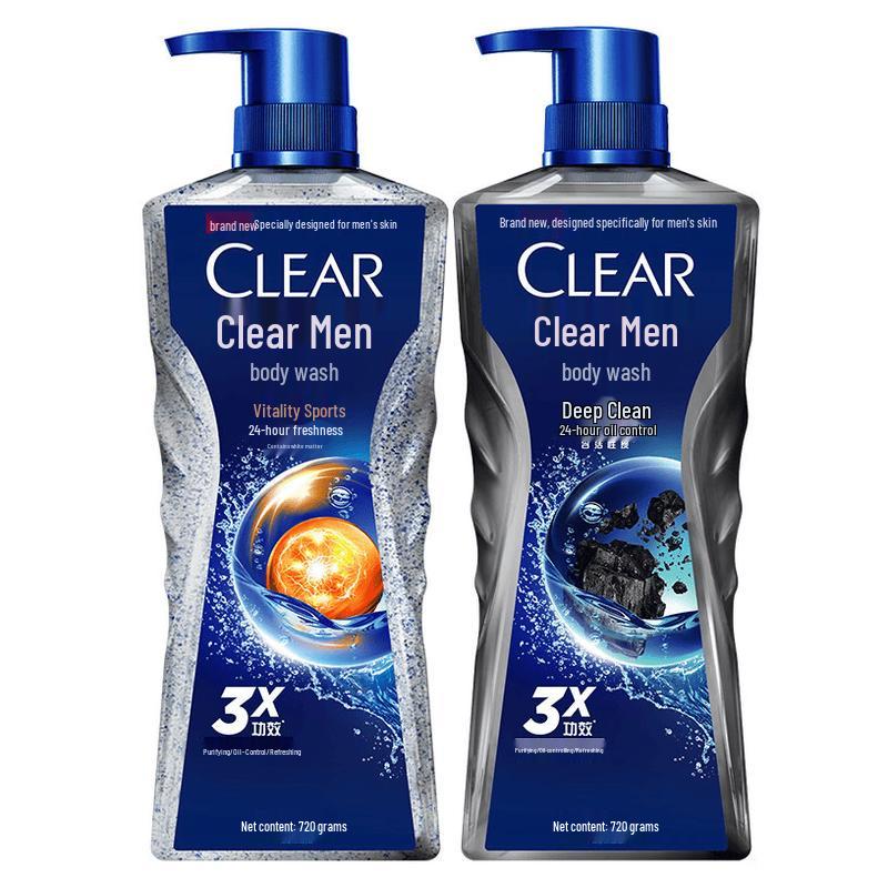Clear Men Balance Oil Control Shower Gel - Sport & Deep Cleanse Duo
