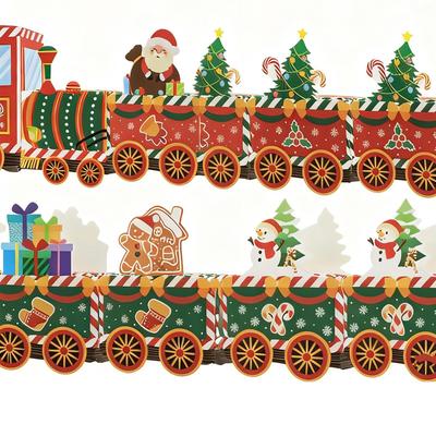 Christmas Gift Box 24 Pieces Train Shape Multi Compartment Organizer Christmas Gift Storage Box For Kids Friends Home Offices