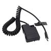 Type C Power Adapter DC Coupler ENEL14 Full Decoding Dummy Battery for Nikon D5600 D5500