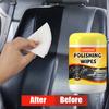 40pcs Car Interior Cleaning Wipes,Universal Wet Towels for Auto Detailing & Plastic Care,Restore Shine & Clean Interior Surfaces