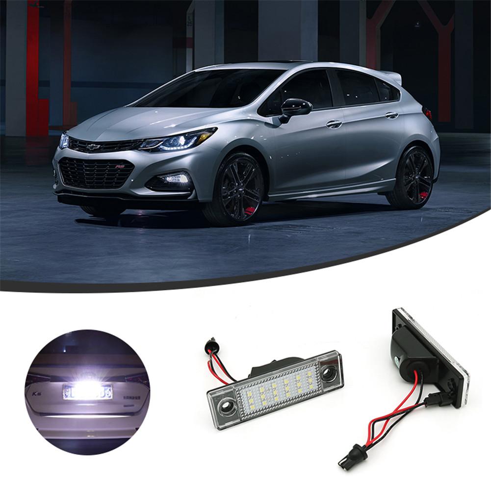 2Pcs LED License Plate Lamp Kit For Chevrolet Cruze 2010-2015