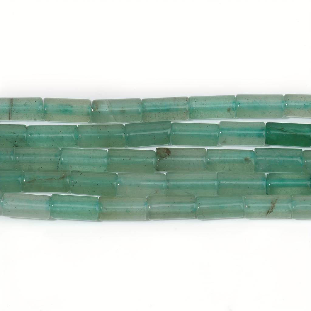 1 filo/sacchetto 9x4mm cilindrico nodo di bambù tubo tondo opale giada perline di pietra sciolte per realizzare collane e braccialetti fatti a mano fai da te