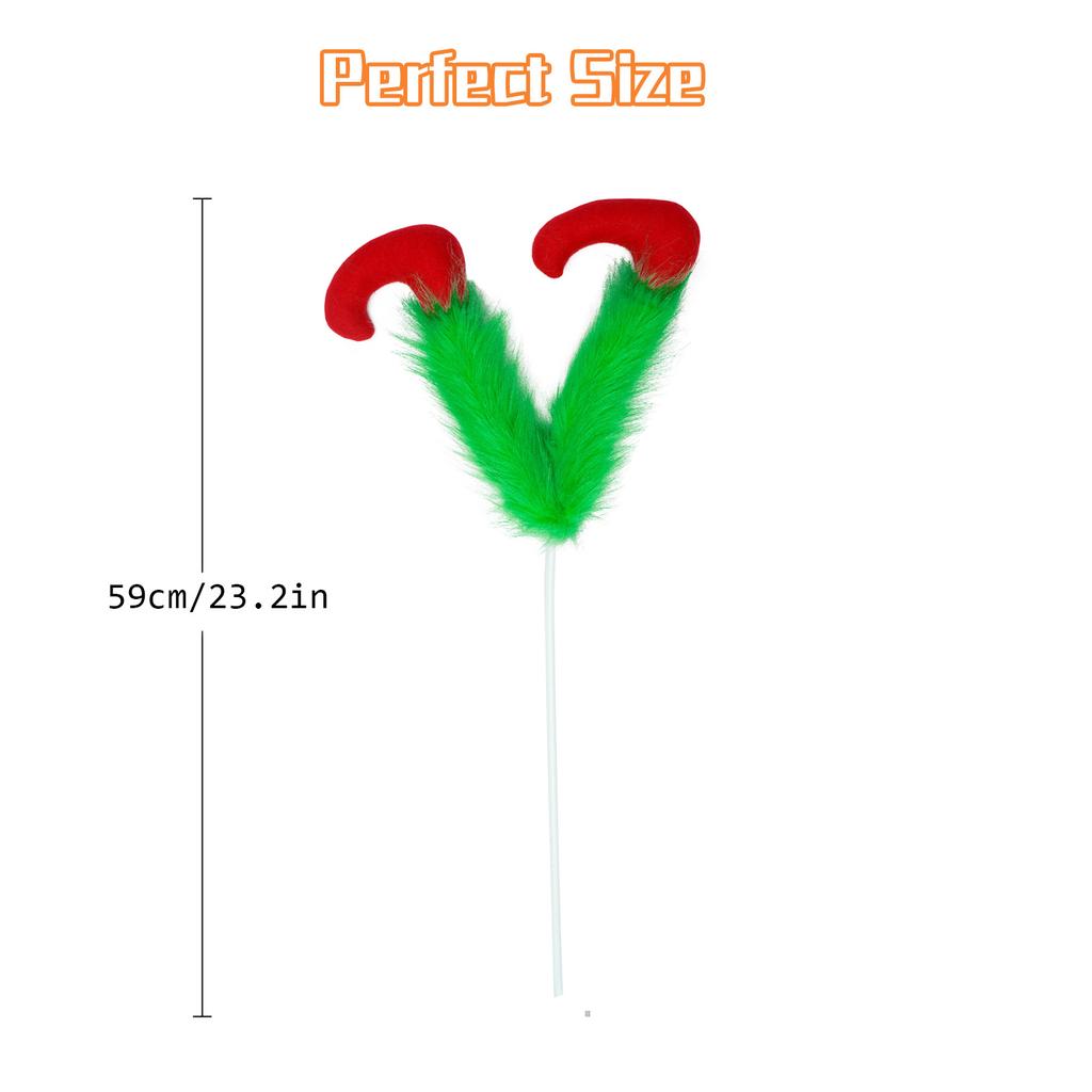 Нога Ельфа Санта Клауса Зелений Грінвіч Штучні Ноги Різдвяна Ялинка Весела Прикраса Вечірка на Різдво Домашня Атмосфера Прикраса