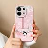 For Redmi Note 13 Pro 4G 5G Case Cute Panda Letters Back Cover For Xiaomi Redmi Note13 Pro Plus Soft Liquid Silicone Phone Cases