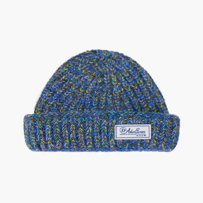 

Шапка бини ADERERROR Fluic с лого Z-Blue ONESIZE