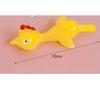 5-50pcs Novelty Catapulted Ejection Chicken Toy Light Rubber Finger Prank Flying Toy Slings Chicken Finger Toys Turkey Sticky