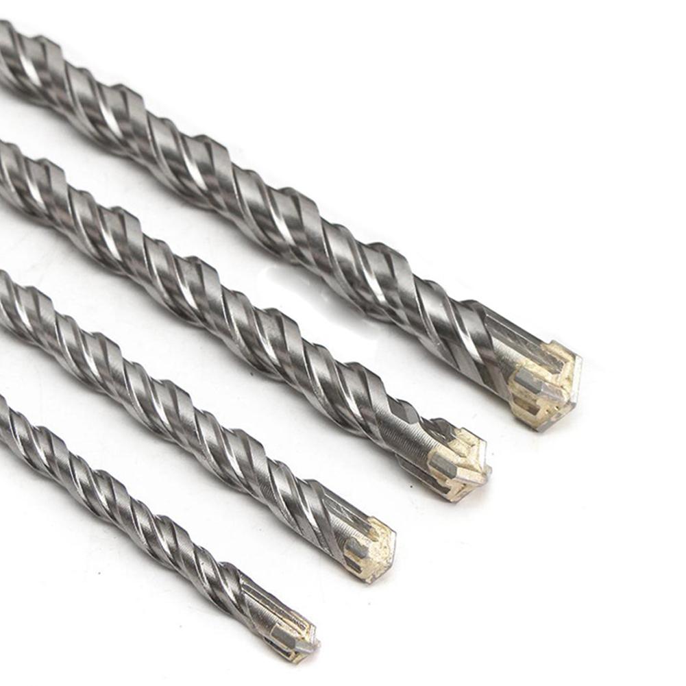 Plus Hammer Drill Bit Set Rotary Hammer Drill Bits Concrete Drill Bit Kit Suitable for Concrete Brick Cement Walls Stone