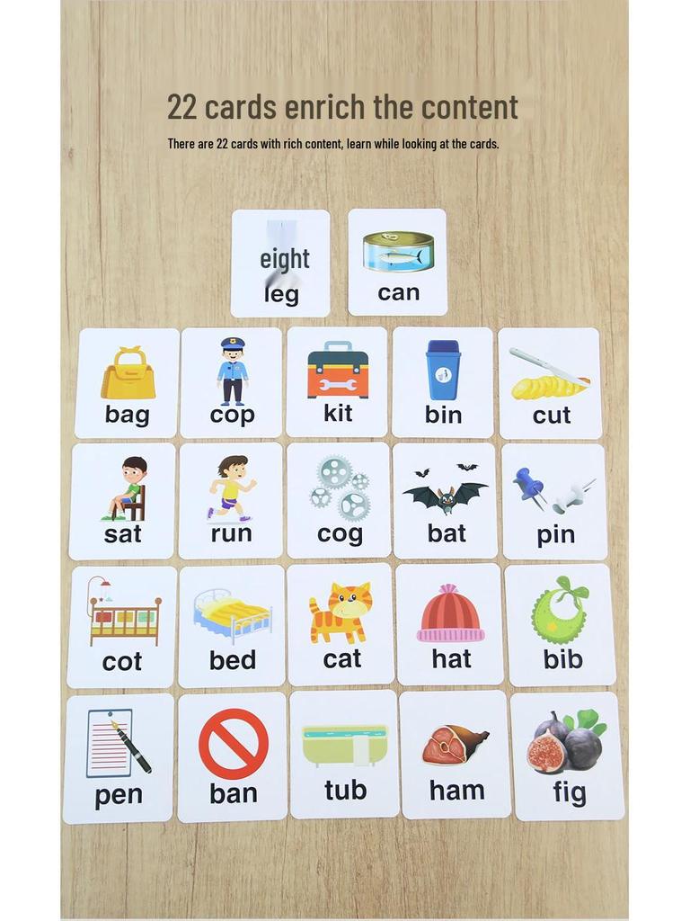 Children's Vowel & Logic Educational Toy for Early Learning & Intellectual Development