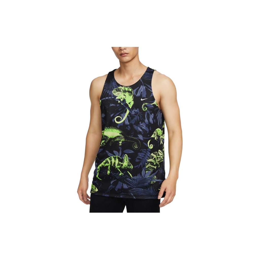 Nike Tank Tops Men's Black Crew Neck Moderate Straight Fit FB7979-010