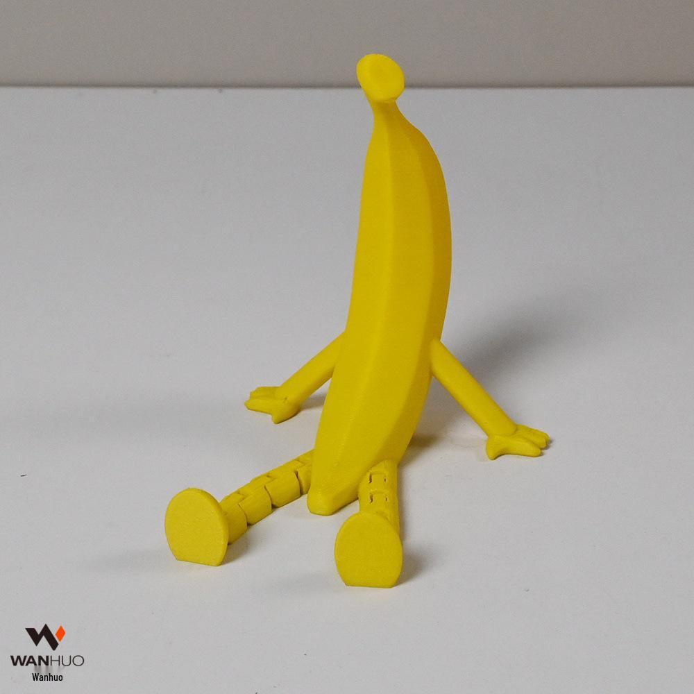 3D Printed Banana and Apple Fruit Model - Kitchen Decor Ornament