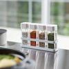 Yamazaki Salt and Pepper Seasoning Spice Spice Bottle Rack Set of 3345 Shakers, Stand, Holder, & Tower, 4, White,