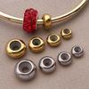 Gold-Plated Stainless Steel Adjustable Bead for DIY Jewelry - Bracelets & Necklaces