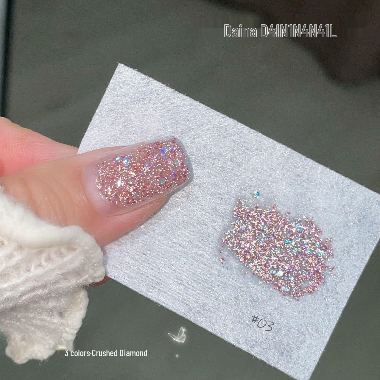 

Набор супер блестящих гель-лаков 2025: Радужный УФ-гель с крупным глиттером