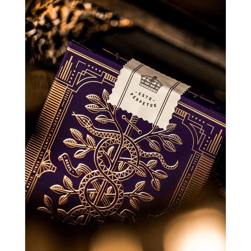 Theory11 Purple Monarch Playing Cards USPCC Bicycle Monarchs Deck Kortspel Magiska trick