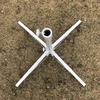 A25F-Outdoor Beach Sun Umbrella Advertising Umbrella Floor Four-Leg Tripod Foldable/Portable Umbrella Stand Base