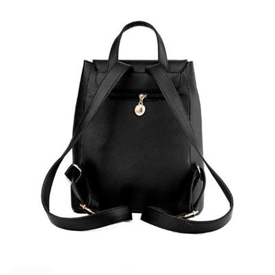 Damenrucksack PU-Leder Schwarz/Beige/Schwarz+Weiß/Schwarz +Rosa/Himmelblau/Blau/Dunkelblau/Lila/Burgund/Rosa/Rosa/Grün