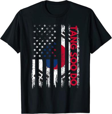 2025/Tang Soo Do Karaté Arts Martiaux Entraînement Drapeau Coréen T-shirt Unisexe T-shirt Unisexe