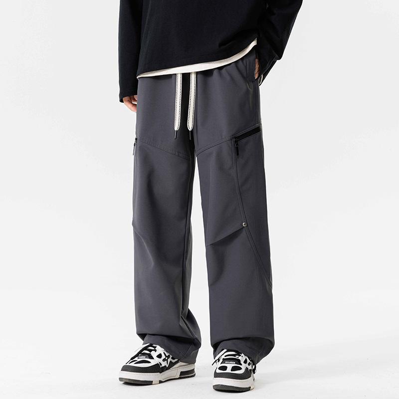 Pants Men's Autumn and Winter New Outdoor Charge Pants Waterproof Straight Versatile Men's Overalls Loose Casual Pants