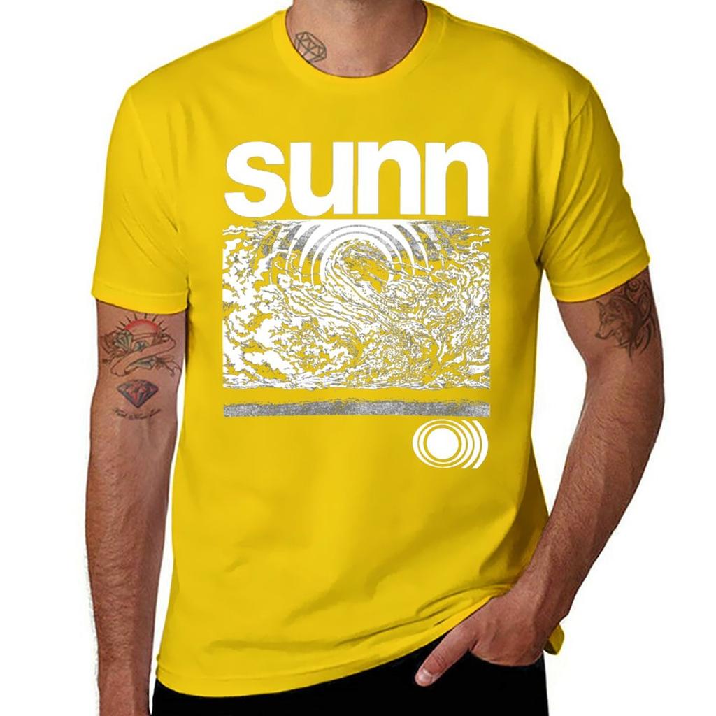 New SUNN O))) T-Shirt black cute tops mens big and tall Men Women Round Neck Short Sleeve Tees Cotton Summer Oversize  Harajuku