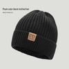 Korean Style Thickened Knitted Unisex Winter Hat - Trendy, Warm, Windproof, Outdoor Snowfield Hat