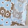 [Marimekko] Mini Unikko Cut Cloth 70x50cm No.178 Light Blue & Brown, Japan Exclusive Light Blue, Brown 70cm x 50cm