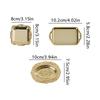 3pcs Plastic Plate Silver Electroplated Plate Fruit Plate Small Tray Gold Jewelry Display Tray Festive Dim Sum 3 Styles