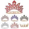 Halloween Party Fairytale Kingdom Happy Wedding Retro Color Crystal Rhinestone Tiaras Coronas Bride Wedding Crown for Bride