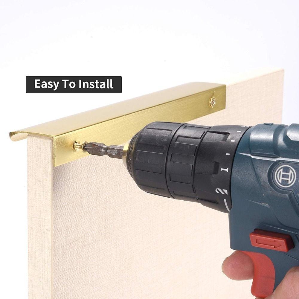 Küche Versteckte Stangengriffe Verdeckte Schubladengriffe Zubehör Kante Fingergriff