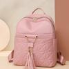 Embroidered thread women's backpack New versatile travel backpack Large capacity commuter student schoolbag