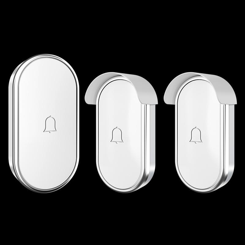 Wireless Waterproof Music Doorbell with AC Adapter - Long-Range Digital Door Chime for Home