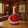 58cm Porch Geese Christmas Costume With Festival Hat Indoor Outdoor Decoration HX6C