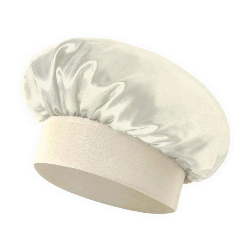 

Adjust Solid Satin Bonnet Hair Styleing Cap Long Hair Care Womens Night Sleep Hat Silk Head Trap Shower Cap Hair Styler Tool