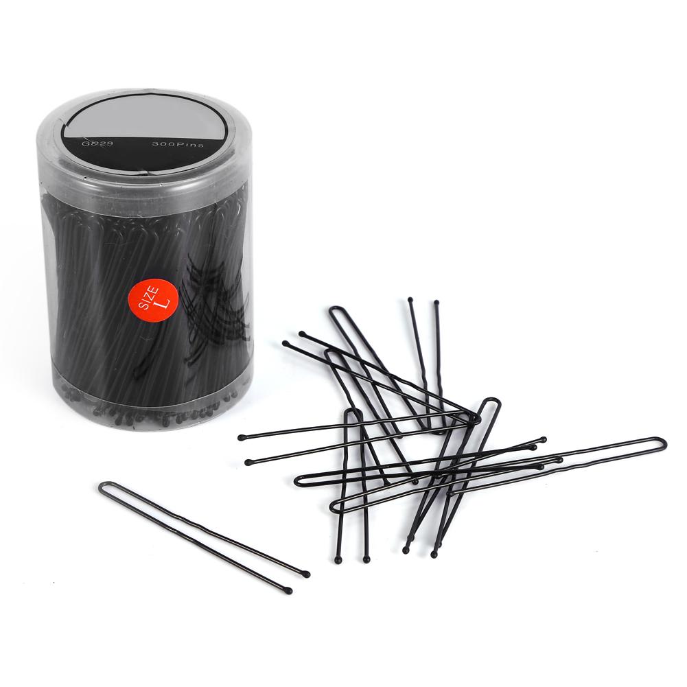 300PCS 2Colors Hairdressing Hairpins Clips Clamps Wavy U shaped Clip Hair Accessories 6 Types